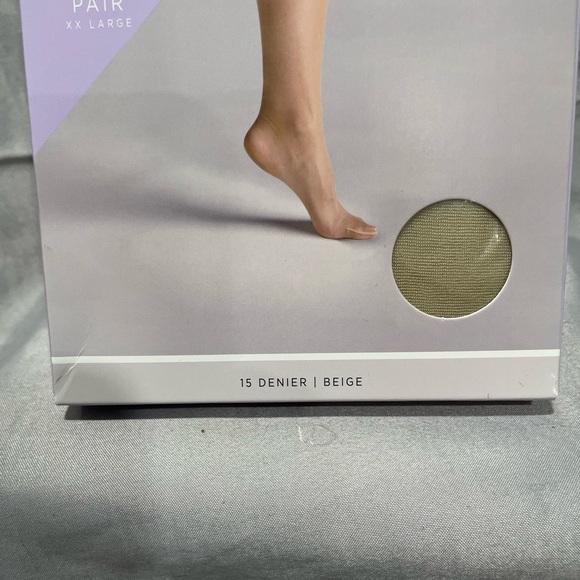 Impressions Silk Sheer Tights - Nude, Lavender, Gray - Picture 6 of 7